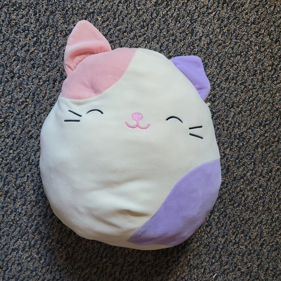 Charlotte the Pink and Purple Calico Cat Squishmallows Dated 10/2017 - Picture 5 of 13